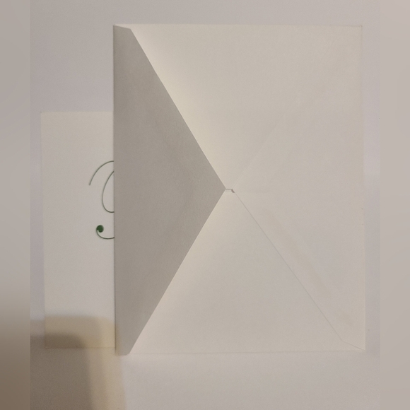 DARK Green Landscape Thank You Card - Picture 5 of 5